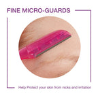 Schick Hydro Silk Touch-Up Dermaplaning Tool with Precision Cover, 3ct | Dermaplane Razor, Face Razors for Women, Peach Fuzz Remover