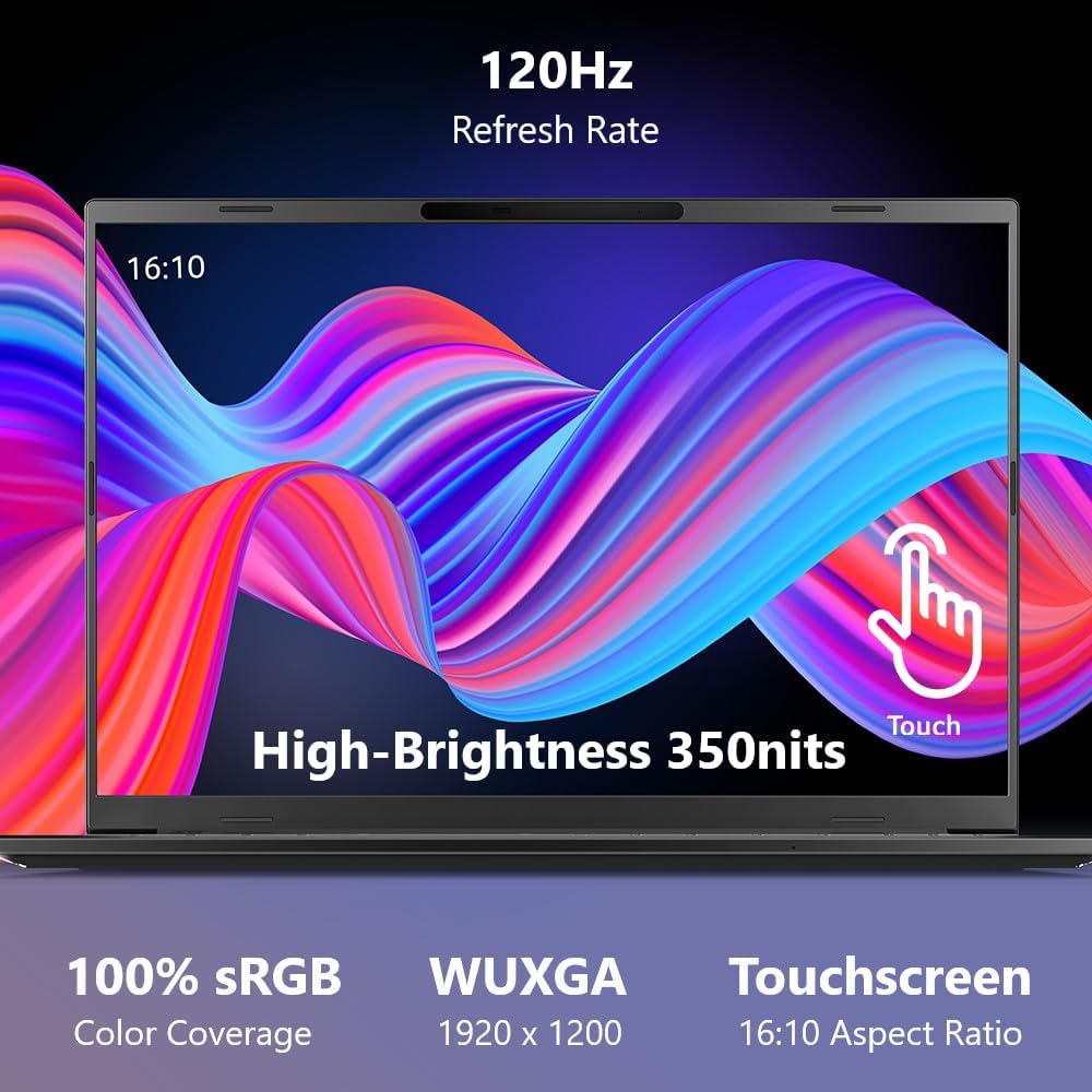 acer Aspire 16 AI Copilot+ PC | 16" WUXGA 120Hz Multi-Touch Display | Snapdragon X X1-26-100 | NPU: 45 Tops - GPU: Up to 1.7 TFLOPs | 16GB LPDDR5X | 512GB PCIe Gen 4 SSD | Wi-Fi 7 | A16-11MT-X669