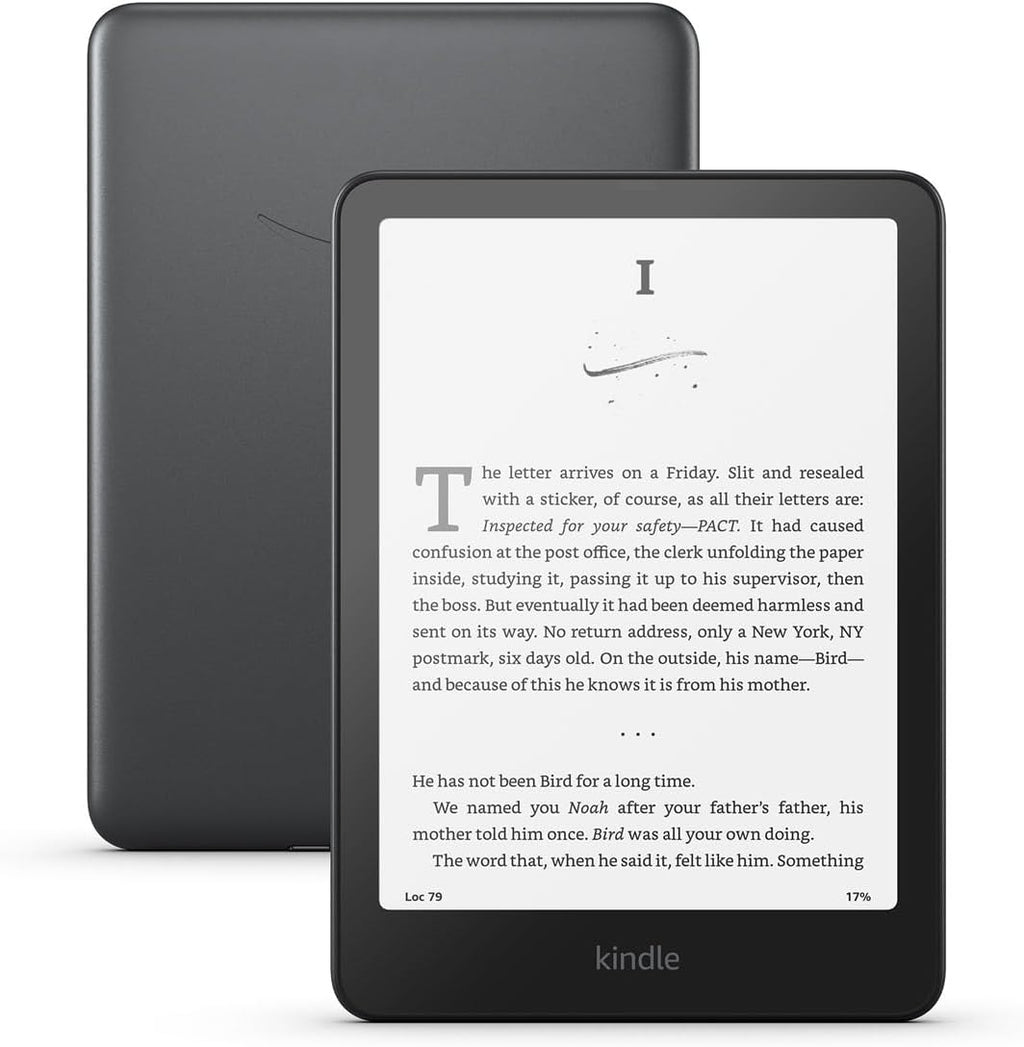 Amazon Kindle Paperwhite Signature Edition 32GB (newest model) – 20% faster with auto-adjusting front light, wireless charging, and weeks of battery life – Metallic Black