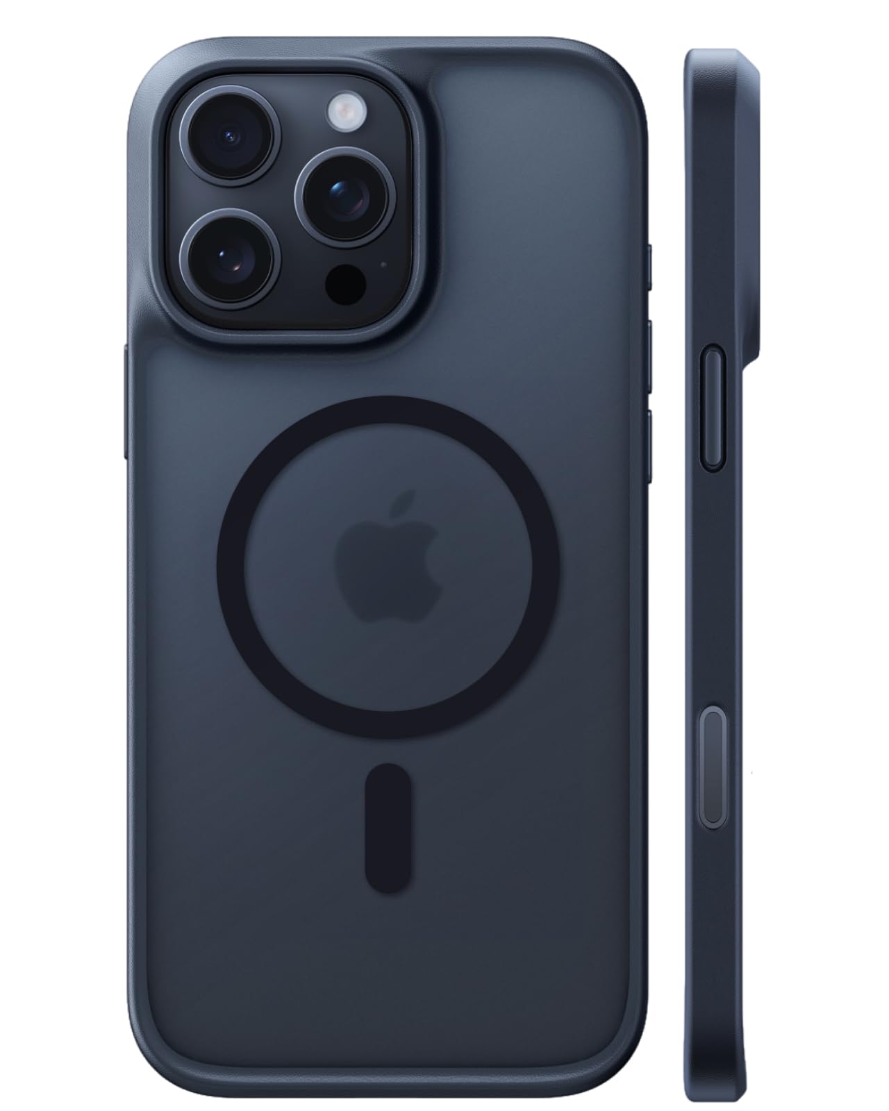TORRAS Magnetic Shockproof for iPhone 12 Pro Case/iPhone 12 Case, [Military-Grade Drop Tested] [Compatible with MagSafe] Translucent Slim Protective Anti-Scratch, Black