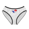 Panama Flag Heart Women's Briefs - Patriotic Panama Underwear