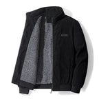 Men's Thickened Corduroy Winter Coat - Large Size