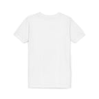 Youth Tee — "Punch Love" Monkey Hugging Pink Teddy Cute Kids Valentine Shirt