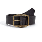 New Retro Embossing Belt Brown Alloy Ethnic Style