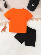 Children's Dinosaur Graphic Tee and Shorts Set