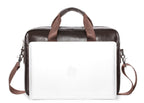 Leather Men's Briefcase Top Layer Cowhide Messenger Bag Large Capacity Single Shoulder Bag Business Multi-function