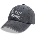 Girl Mom Adjustable Wash Cotton Baseball Cap