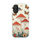 Mushroom & Butterfly Magnetic Impact Resistant Phone Case