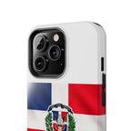 Dominican Flag Tough Phone Case Protective Patriotic Phone Cover