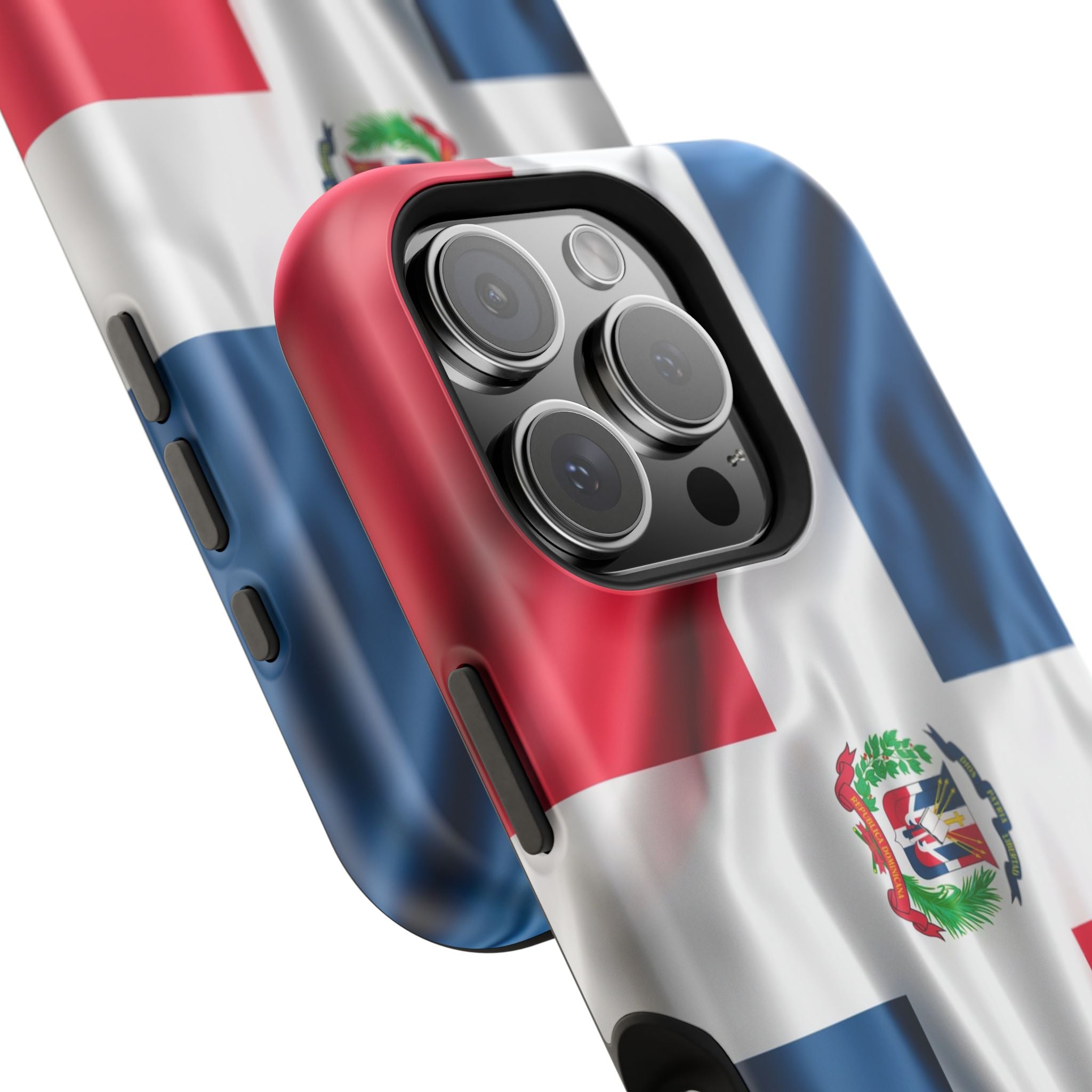 Dominican Republic Flag Magnetic Impact Resistant Phone Case