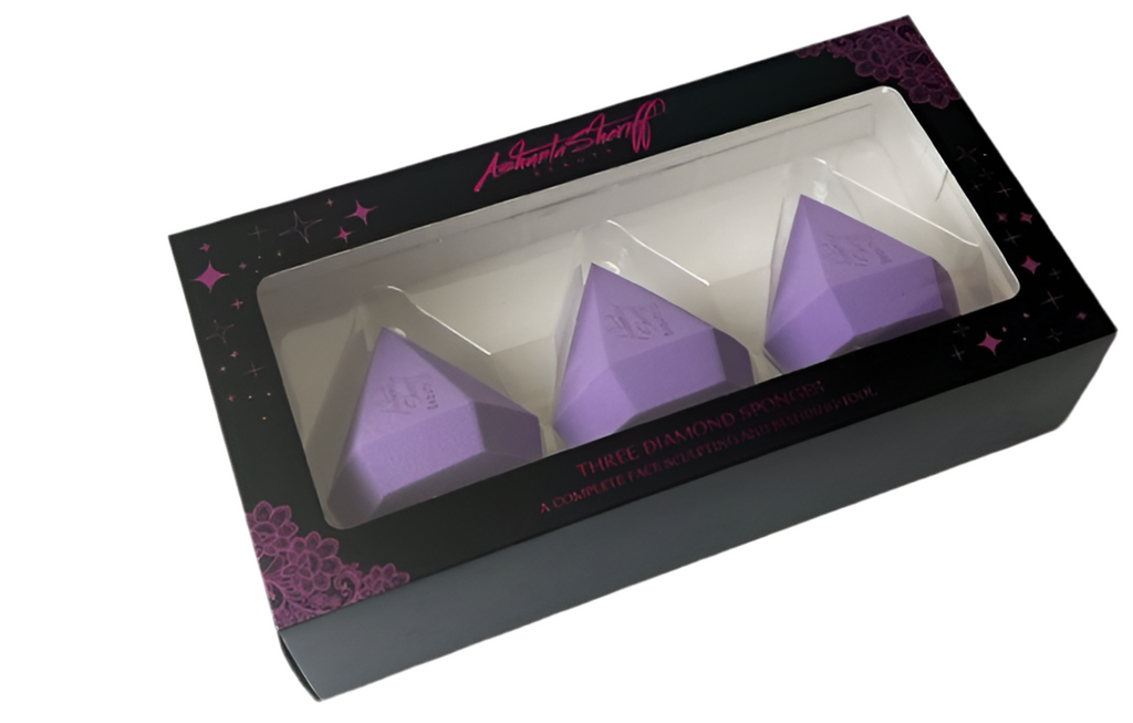 Ashunta Sheriff Beauty Diamond Sponge 3 pc set