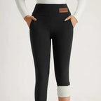 Women’s High-Waist Fleece-Lined Warm Leggings