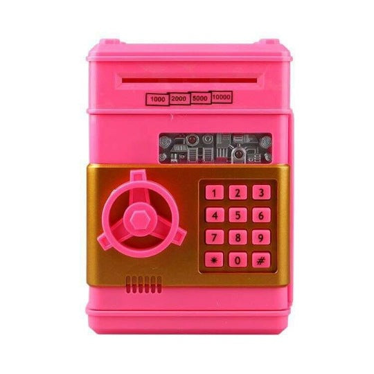 Creative Password safe piggy bank Automatic piggy bank safe ATM children's toys