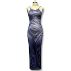European And American Style Hot Girl Close-fitting Fashion Human Body Printing Slip Dress