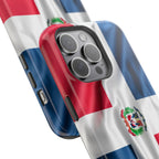 Dominican Republic Flag Magnetic Impact Resistant Phone Case