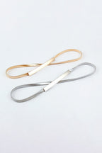 Elastic Iron Skinny Belt
