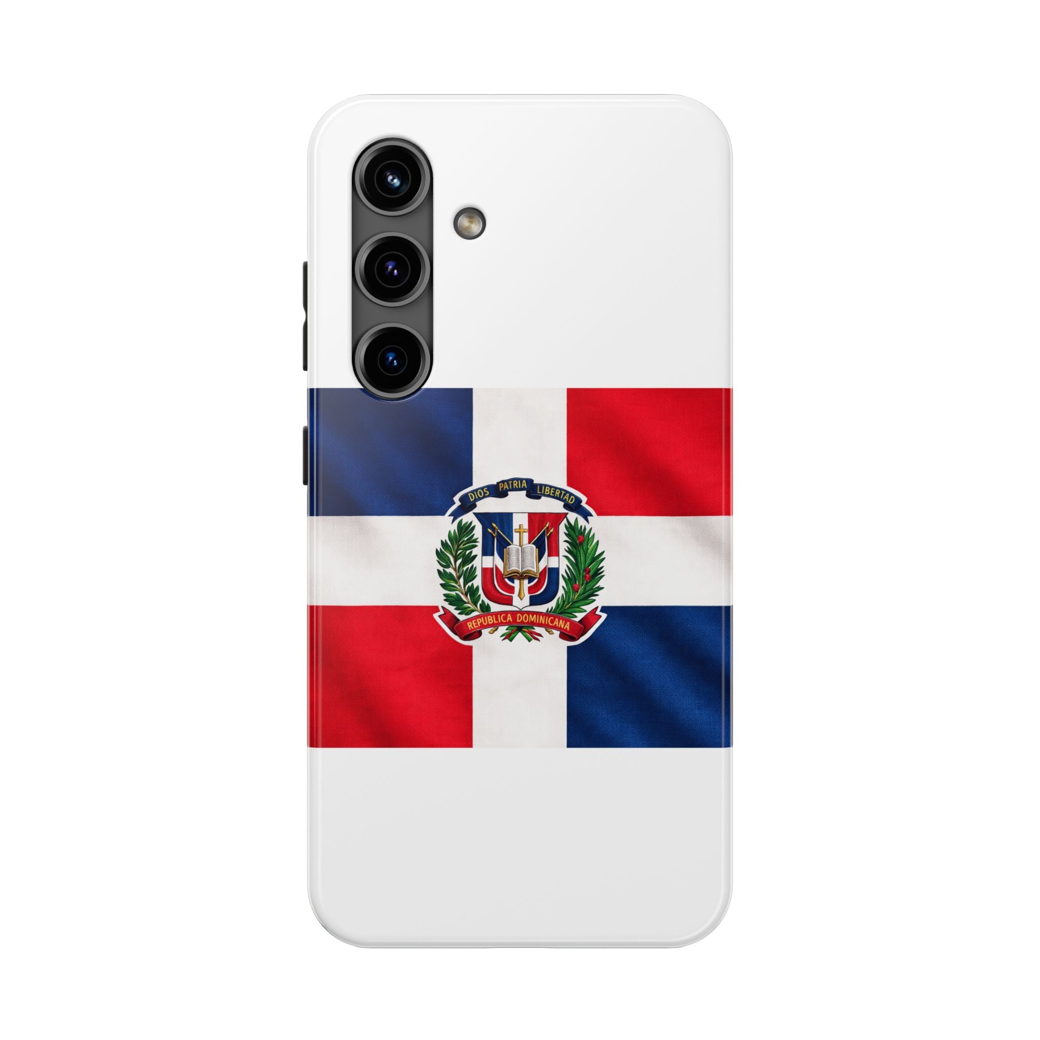 Dominican Flag Tough Phone Case Protective Patriotic Phone Cover
