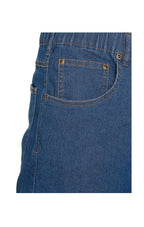 Men's Casual Elastic Waist Denim & Twill Pull on Jeans Pants