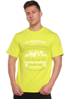 Let's Go Adventure Men's Bamboo Viscose/Organic Cotton Short Sleeve Graphic T-Shirt