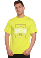 Superior Quality Men's Bamboo Viscose/Organic Cotton Short Sleeve Graphic T-Shirt