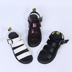 Buckle Sandals Flat PlatformThick Bottom Shoes Women Summer