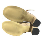 VenusCelia Womens Size 6.5 Nude 3" Heel Mary Jane Closed Round Toe Shoes