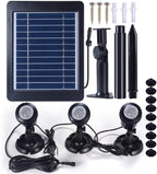 Submersible RGB Solar Garden Spotlights for Pathway Lighting