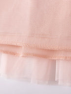 Children's Ruffled Sleeve Tulle Dress