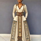 Stylish And Elegant Maxi Dress With A Flared Hem For Women