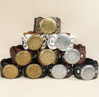 Waist Western Style Disc Personality Turquoise Air Eye Belt