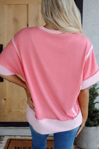 Sequined Easter Egg Short Sleeve T-Shirt
