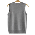 Womens Elegant Sleeveless Knitted Vest Top