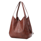 Vintage Leather Large Capacity Handbags Shoulder Bags Handbags Crossbody Ladies Hand Bags