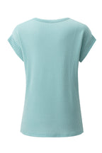 Canton Twisted Ribbed Textured Plain T Shirt