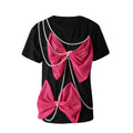 Women's New Arrival Niche Loose Pullover Top With Pearl Chain