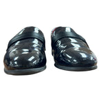 Bruno Marc Boys Size 6 Shiny Black Slip On Loafers Formal Low Heel Tuxedo Shoes