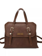 Leather Flap Backpack Bag