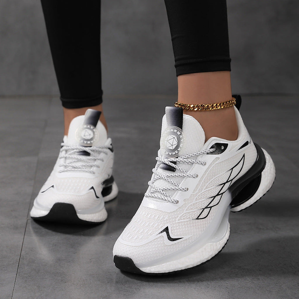 Lightweight Mesh Shock-Absorbing Athletic Sneakers