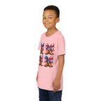 Patriotic Youth Tee, Youth Short Sleeve Shirt, 4th of July Shirt, Americana T-Shirt, Cute Kids Top for Independence Day