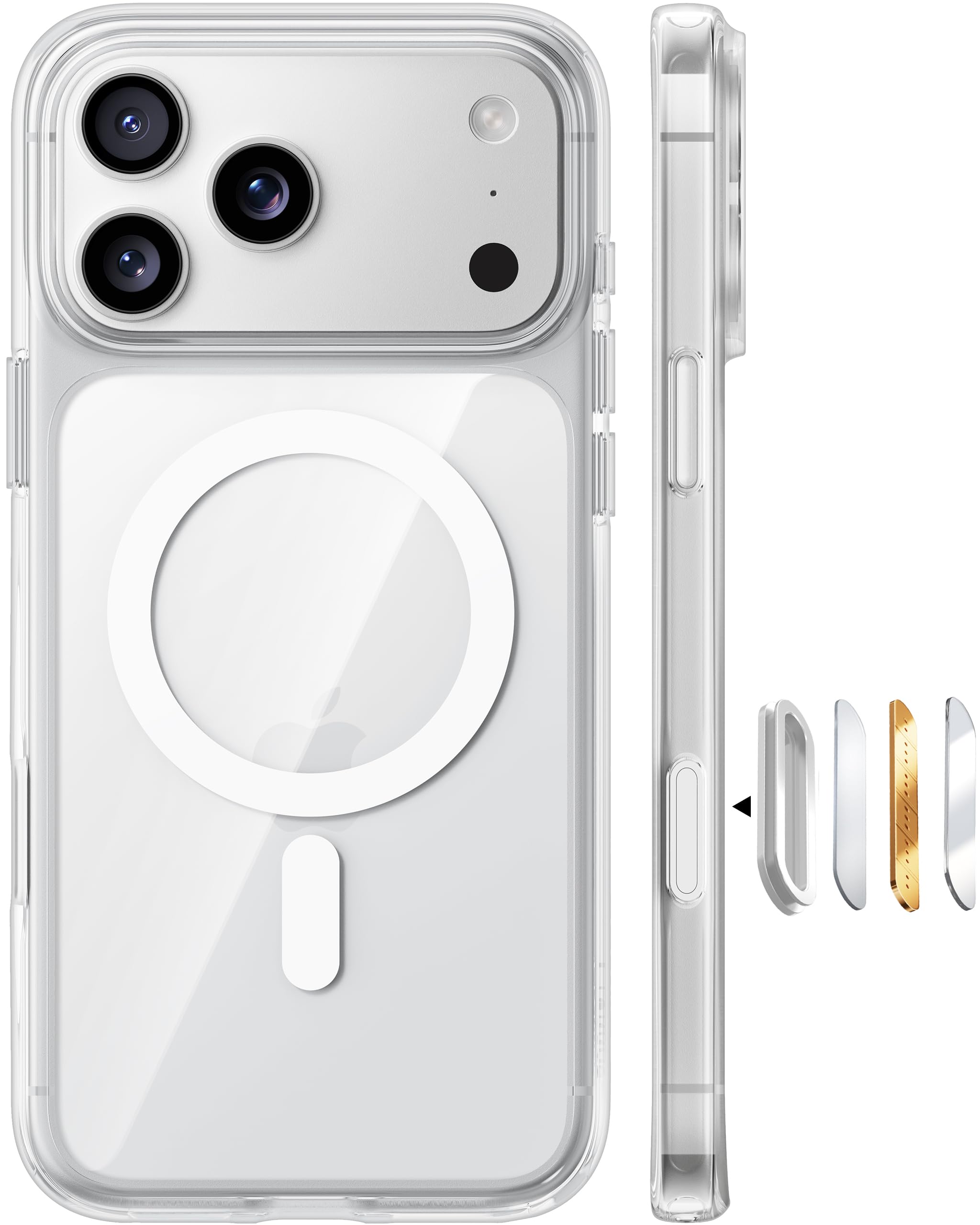 TORRAS Magnetic Shockproof for iPhone 12 Pro Case/iPhone 12 Case, [Military-Grade Drop Tested] [Compatible with MagSafe] Translucent Slim Protective Anti-Scratch, Black