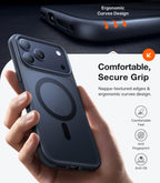 TORRAS Magnetic Shockproof for iPhone 12 Pro Case/iPhone 12 Case, [Military-Grade Drop Tested] [Compatible with MagSafe] Translucent Slim Protective Anti-Scratch, Black