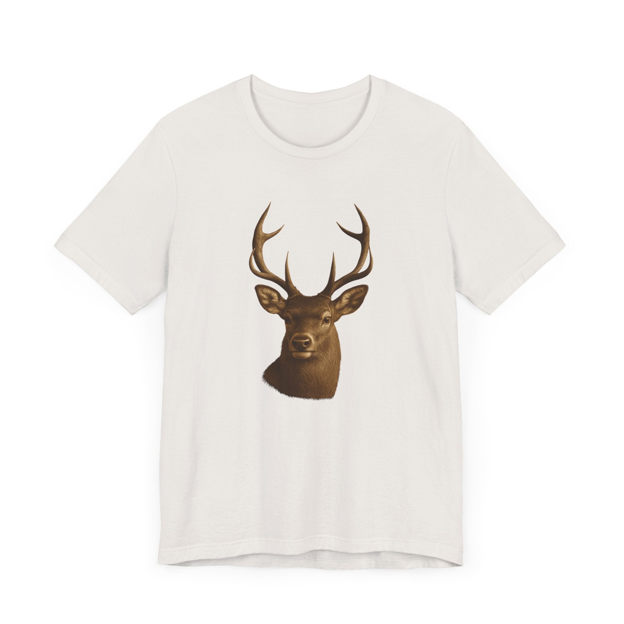 Rustic Deer Graphic Tee, Nature Lover Shirt, Outdoorsy Gift, Casual Wear, Wildlife Enthusiast Tee