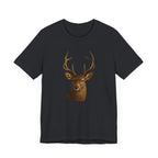Rustic Deer Graphic Tee, Nature Lover Shirt, Outdoorsy Gift, Casual Wear, Wildlife Enthusiast Tee