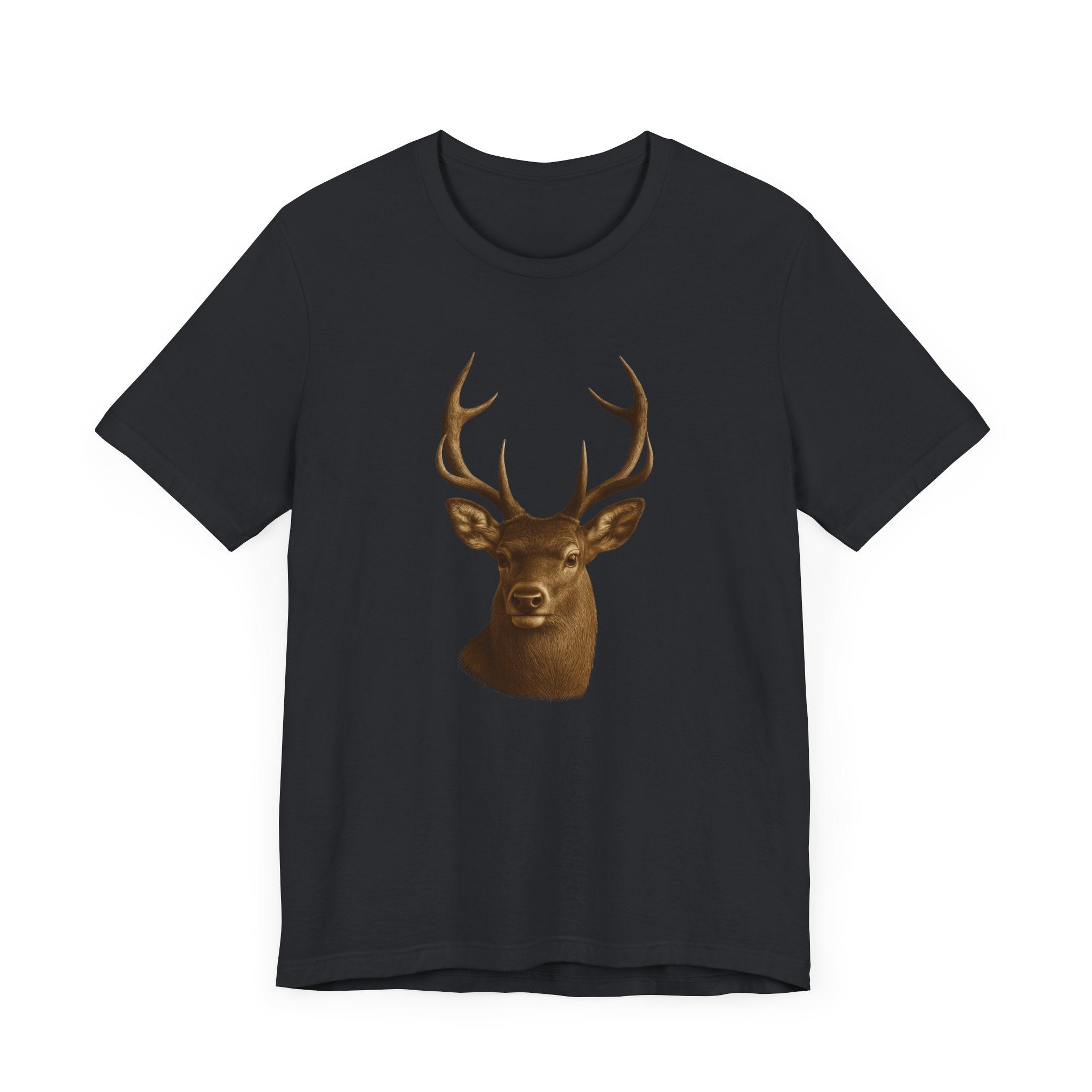 Rustic Deer Graphic Tee, Nature Lover Shirt, Outdoorsy Gift, Casual Wear, Wildlife Enthusiast Tee
