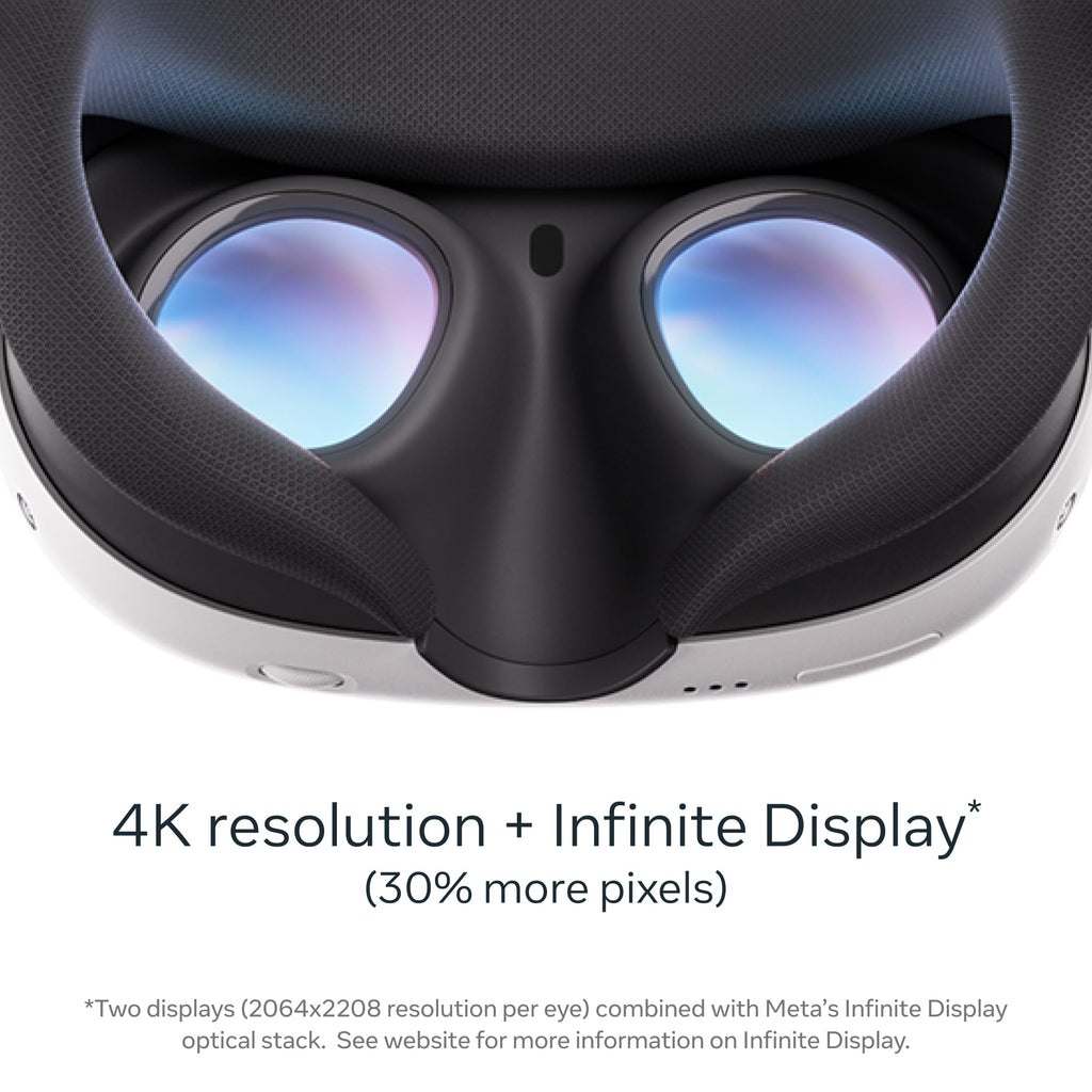 Meta Quest 3 512GB | VR Headset — Thirty Percent Sharper Resolution — 2X Graphical Processing Power — Virtual Reality Without Wires — Access to 40+ Games with a 3-Month Trial of Meta Horizon+ Included