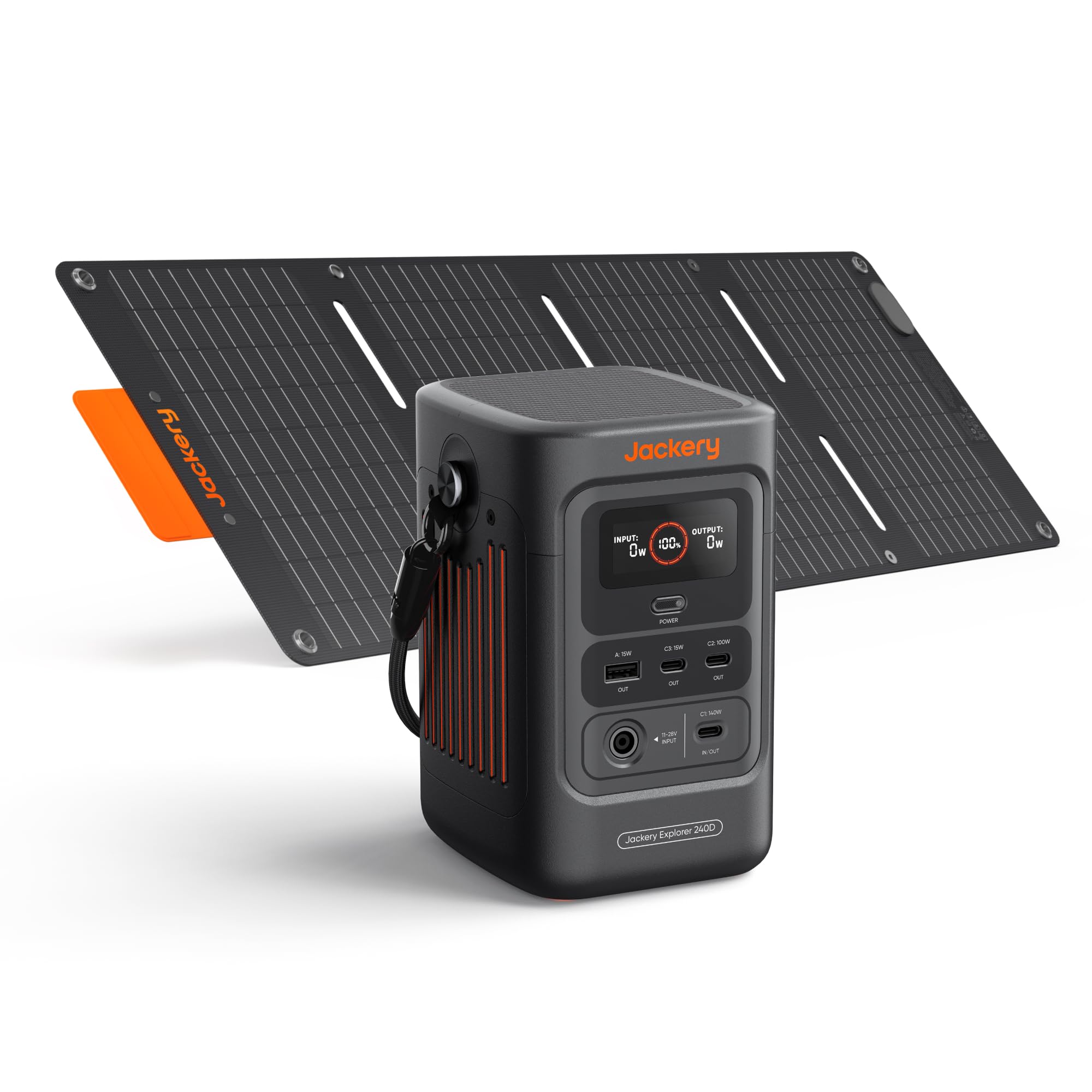 Jackery Portable Power Station Explorer 300, 293Wh Backup Lithium Battery, Solar Generator for Outdoors Camping Travel Hunting Blackout (Solar Panel Optional)
