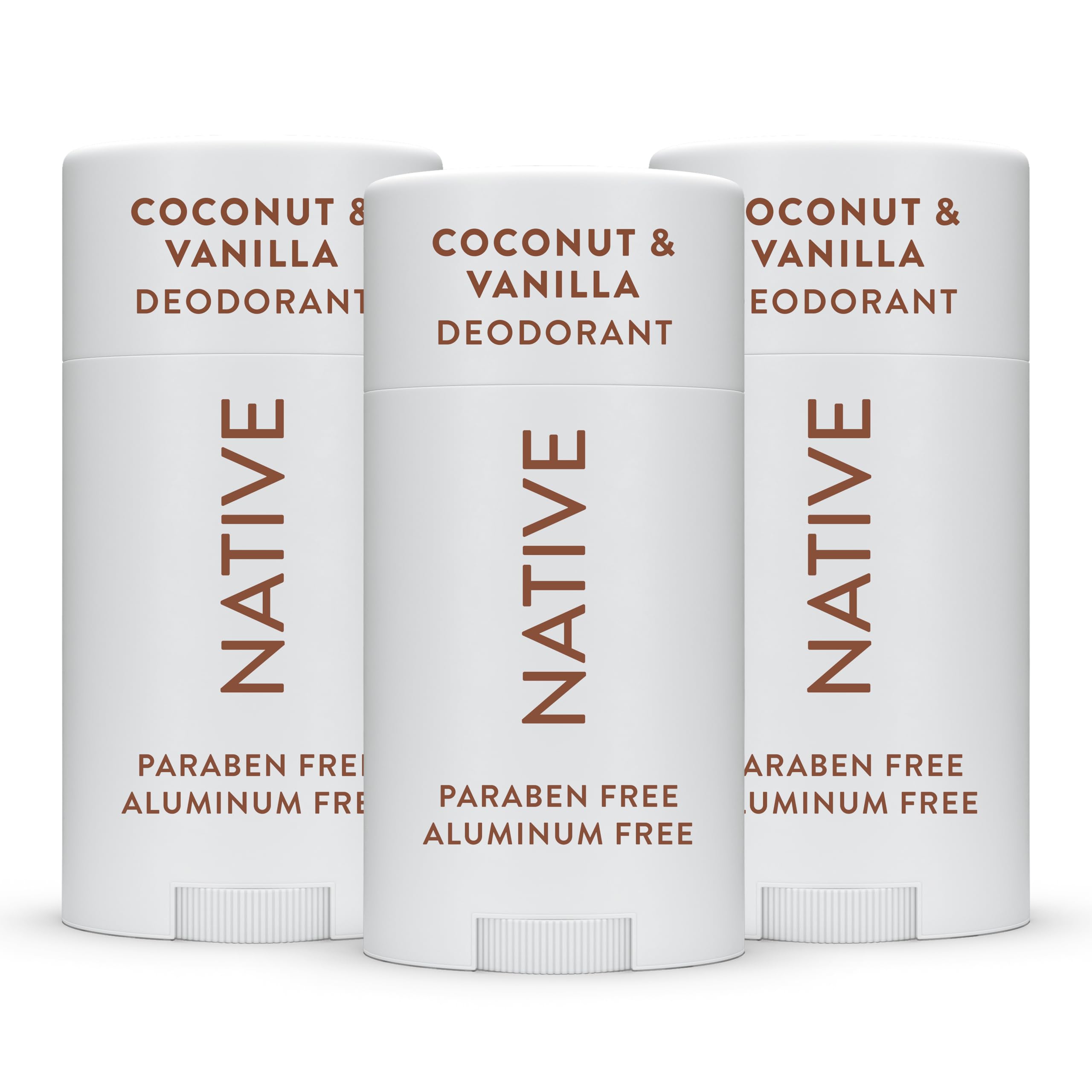 Native Deodorant Contains Naturally Derived Ingredients, 72 Hour Odor Control | Deodorant for Women and Men, Aluminum Free with Baking Soda, Coconut Oil and Shea Butter | Coconut & Vanilla