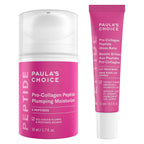 Paula's Choice Pro-Collagen Peptide Plumping Moisturizer, Daily Gel-Cream for Deep Lightweight Hydration & Pro-Collagen Peptide Gloss Lip Balm, Hydrates & Smooths Lips, Sheer Tint, Non-Sticky