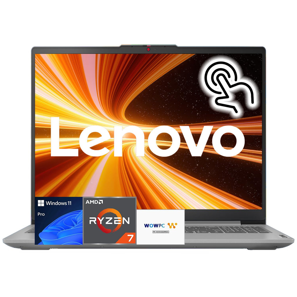 Lenovo V15 Business Laptop 2026 Edition, AMD Ryzen 3 7000-Series(Beat i7-1065G7), 15.6" FHD Display, 16GB DDR5 RAM, 256GB NVMe SSD, Wi-Fi 6, RJ-45, Dolby Audio, Windows 11 Pro, WOWPC USB, no Mouse