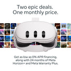 Meta Quest 3 512GB | VR Headset — Thirty Percent Sharper Resolution — 2X Graphical Processing Power — Virtual Reality Without Wires — Access to 40+ Games with a 3-Month Trial of Meta Horizon+ Included